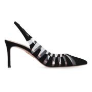 Aquazzura Hot Rumor Slingback Sandaler Black, Dam