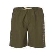 Les Deux Badshorts med tryck och justerbar midja Green, Herr