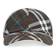 Burberry Baseballkeps med Tryckt Motiv Black, Herr