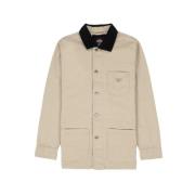 Dickies Canvas Arbetsjacka med Moderna Detaljer Beige, Herr