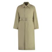 Burberry Klassisk Bomull Trenchcoat Beige, Dam