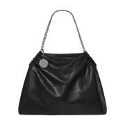 Stella McCartney Svart Eco Shaggy Deer Toteväska Black, Dam