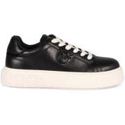 Pinko Läder lågtop sneakers Black, Dam