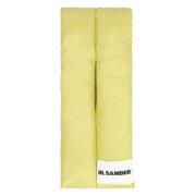 Jil Sander Quiltad Halsduk i Polyamid Green, Dam