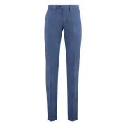 Canali Trousers Blue, Herr