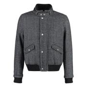 Isabel Marant Peter Wool Bomberjacka Gray, Herr