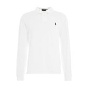 Polo Ralph Lauren Långärmad skjorta med logobroderi White, Herr