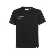 Les Deux Brody Crew-Neck T-Shirt med Baktryck Black, Herr