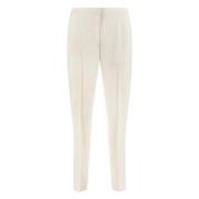 Aspesi Klassiska Straight-Leg Byxor Beige, Dam