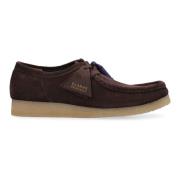 Clarks Mocka Snörskor med Crêpesula Brown, Herr