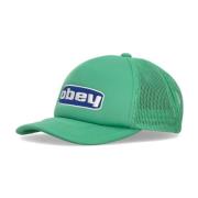 Obey Curvy Curva Trucker Keps Grön Green, Unisex