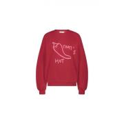 Fabienne Chapot Terry Sweater Red, Dam