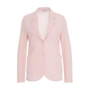 Harris Wharf London Rose Blazer Elegant Frisé Finish Pink, Dam