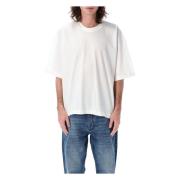 Studio Nicholson Offwhite Ss25 Bomull T-shirt White, Herr