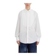 Dsquared2 Bomull Tuxedo Skjorta White, Dam