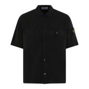 Stone Island Kortärmad Herr Overshirt Black, Herr