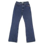 Amish Stone Washed Denim Jeans Blue, Dam