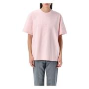 Ganni Kritrosa Heart T-shirt Pink, Dam