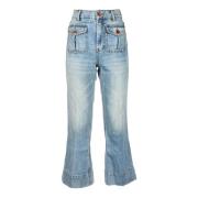 Zimmermann Boot-cut Jeans Blue, Dam