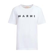 Marni Snygg Dam T-shirt Slw01 White, Dam