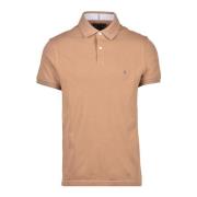 Tommy Hilfiger Bomull Elastan Polo Skjorta Brown, Herr