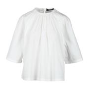 Max Mara Weekend Bomull Weekend Blus White, Dam