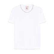 Semicouture Vit T-shirt och Polo White, Dam