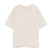 Lemaire Varm Beige Box T-Shirt Beige, Herr