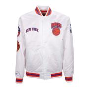 Mitchell & Ness NBA Hometown Bomberjacka Vit White, Herr