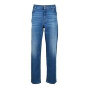 Max Mara Weekend Weekend Jeans 99% Bomull 1% Elastan Blue, Dam