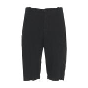 Transit Svarta Linne Cargo Shorts Ss25 Black, Herr