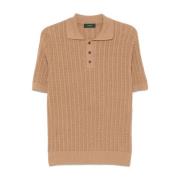 Zanone Beige T-shirts och Polos Beige, Herr