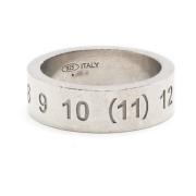 Maison Margiela Silver Referensring Gray, Herr