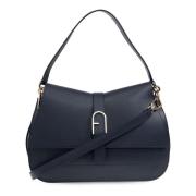 Furla Flow Top Handväska Black, Dam