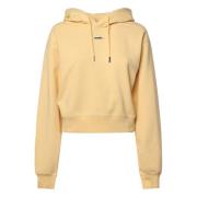 Jacquemus Stiliga Gros Grain Hoodie Sweaters Beige, Dam