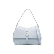 Furla Flow Top Handväska Blue, Dam