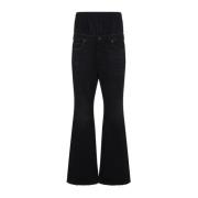 Balenciaga Midnight Layered Jeans Black, Herr