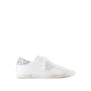 Philippe Model Vita Läder Låga Sneakers White, Dam