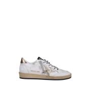 Golden Goose Läderstjärna och häl sneakers White, Dam