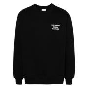 Drole de Monsieur Slogan Sweatshirt Black, Herr