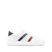 Moncler Låg Topp Sneakers i Monaco Stil White, Dam