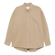 Studio Nicholson Klassisk Button Down Skjorta Brown, Herr