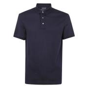 Emporio Armani Klassisk Polo Tröja för Män Purple, Herr