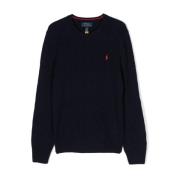 Polo Ralph Lauren Casual Sweater Pullover för Män Blue, Herr