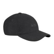 A.p.c. Broderad Logga Baseballkeps Black, Dam