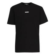 Dsquared2 Svart T-shirt och Polo Kollektion Black, Herr