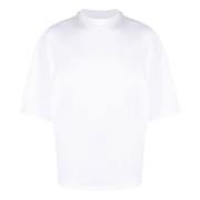 Jil Sander Avslappnad Bomull T-shirt White, Herr