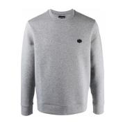 Emporio Armani Logodetalj Grå Tröja Gray, Herr