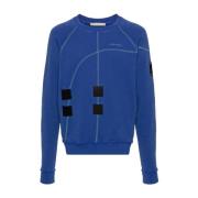 A-Cold-Wall Intersect Seam Detail Sweatshirt Blue, Herr