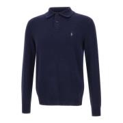 Polo Ralph Lauren Klassiskt ullblandat poloshirt Blue, Herr